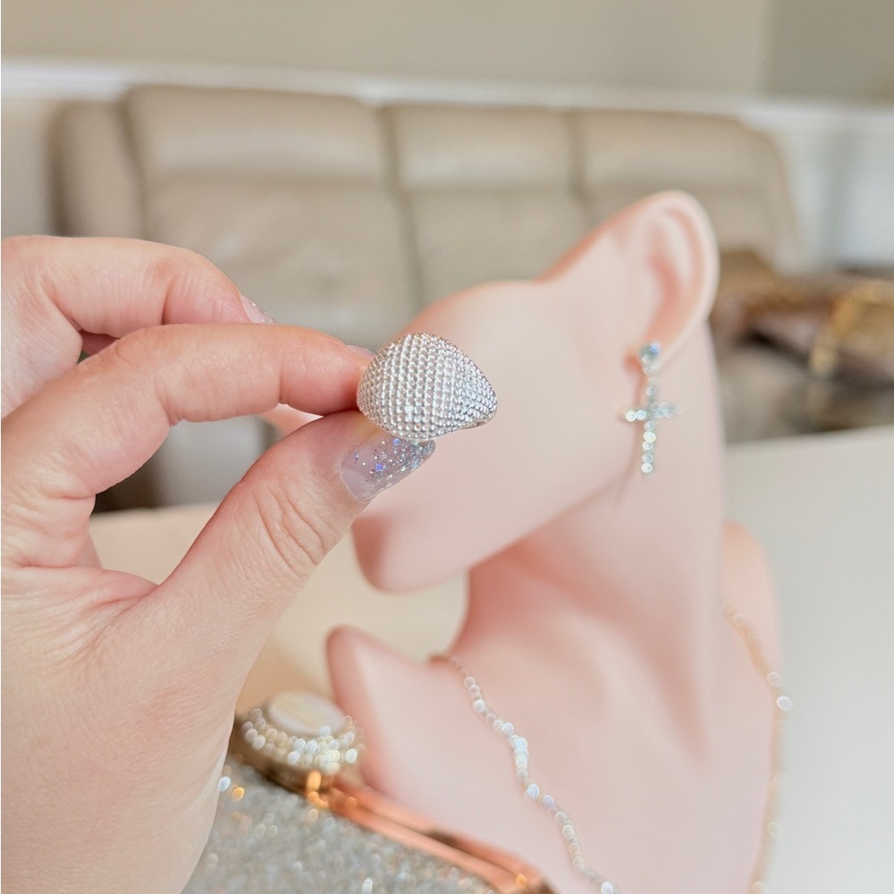 Trendy Elegant Silver Ring - Picture 7 of 10